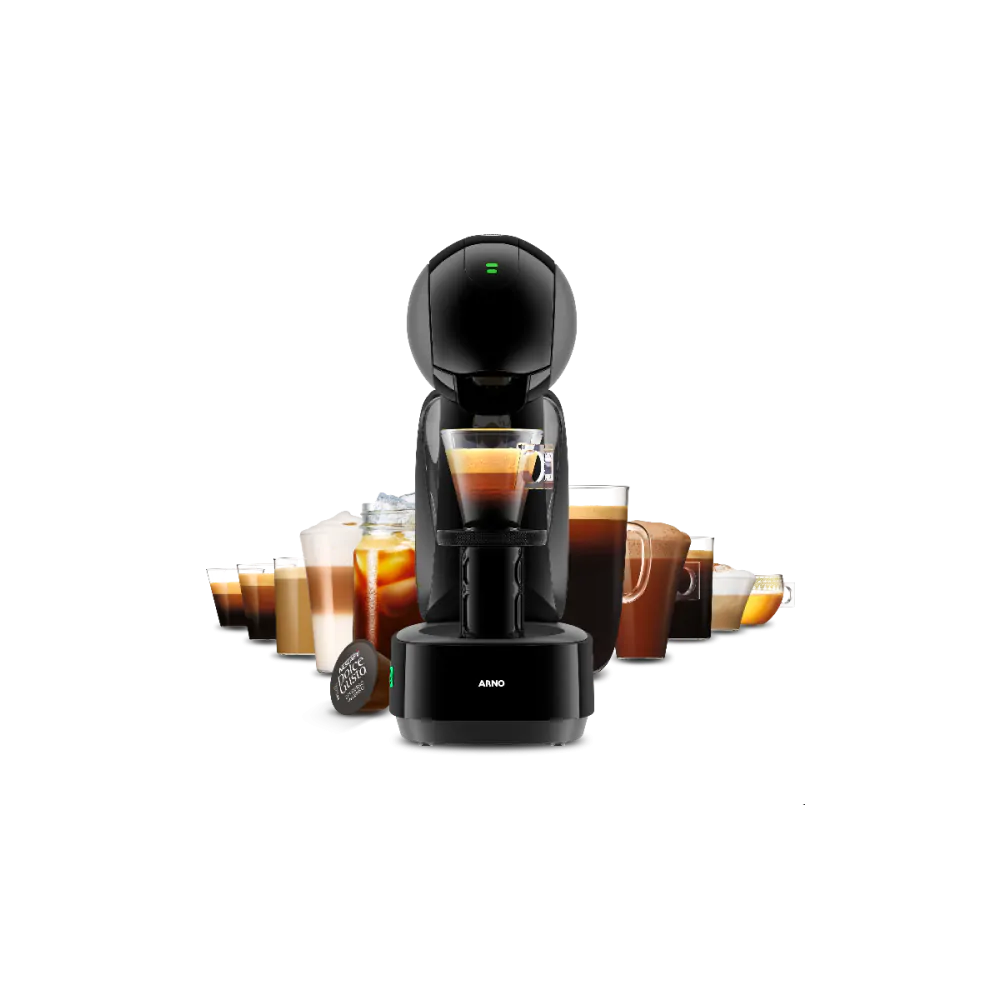 Infinissima® Manual Black & Charcoal Coffee Machine by De'Longhi®