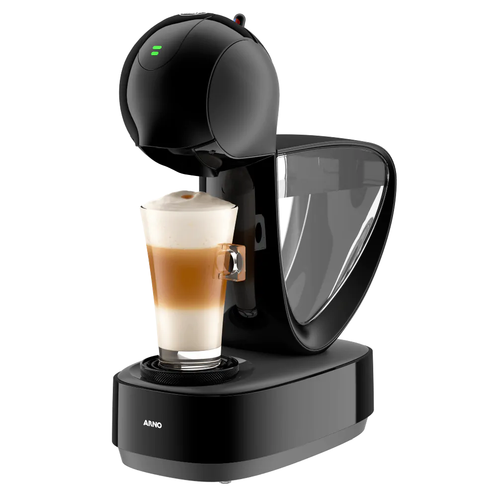 Infinissima® Manual Black & Charcoal Coffee Machine by De'Longhi®